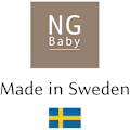 Miniatyrbild 3 av 3: NG Baby Plastad Frotté Vagn/Vagga