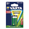 Pikkukuva 4 / 7: Varta Ladattava Ni-MH-Akku E | 9 V DC | 200 mAh | Esiladattu | 1 - Läpipainopakkaus | 6HR61 | Keltainen / Vihreä