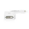 Pikkukuva 4 / 10: Nedis DisplayPort-sovitin | Mini DisplayPort Uros | DVI-D 24+1-Pin Naaras / HDMI™ Ulostulo / VGA Naaras | 4K@60Hz | Niklattu | Vaihdettava | 0.20 m |