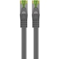 Miniatyrbild 4 av 9: Goobay GHMT-certifierad CAT 8.1 patchkabel, S/FTP (PiMF), grå kopparledare, LSZH halogenfri kabelhölje, 1 m