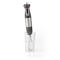 Miniatyrbillede 4 af 11: Nedis Hand Blender | 800 W | Hastighedsindstillinger: Variabel hastighedskontrol | Chopper | Aluminium / Sort
