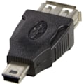 Miniatyrbild 1 av 4: DELTACO USB-adapter Typ A ho - Typ Mini-B ha, svart (USB-72)