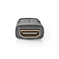 Miniatyrbillede 5 af 9: Nedis HDMI™ Adapter | HDMI™ Micro-stik | HDMI ™ -udgang | Guldplateret | Lige | ABS | Sort | 1 stk. | Box