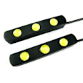 Miniatyrbillede 1 af 2: DRL - varselljus, 3stk HighPower-LED