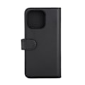Miniatyrbillede 2 af 6: DELTACO Pungetui, 2-i-1, iPhone 15 Pro Max, magnetisk cover, sort Svart