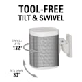 Pikkukuva 7 / 9: SANUS Wall Mount for Sonos One SL Play:1 Play:3 Pair White