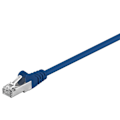 Miniatyrbillede 2 af 3: Goobay Netværkskabel CAT 5e, SF/UTP, blå, 2 m kobberbeklædt aluminiumleder (CCA)
