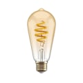 Miniatyrbillede 2 af 10: Hombli Smart Lampa Glödtråd E27 ST64-Bärnsten CCT