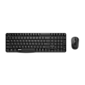 Miniatyrbillede 1 af 5: Rapoo Keyboard/Mice Set X1800S Wireless 2.4GHz Black