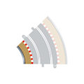 Miniatyrbild 2 av 2: Scalextric Rad 2 inner borders & barriers (till C8206)