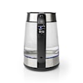 Miniatyrbillede 11 af 11: Nedis Elkedel | 1.7 l | Glas | Gennemsigtig | 60,70,80,90,100 °C | Temperaturindikator | Drejelig 360 grader | Skjult varmeelement | Strix®-controller