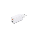 Miniatyrbillede 2 af 2: USB-C + USB-A Strömadapter 65W PD Snabbladdare, Vit