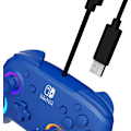 Pikkukuva 5 / 6: PDP Gaming Afterglow Wave Wired Controller -langallinen peliohjain, sininen, Switch