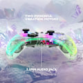 Miniatyrbild 10 av 11: DELTACO Nintendo Switch Controller, transparent, RGB, makroknappar