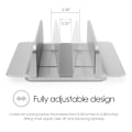 Miniatyrbillede 5 af 8: Desire2 Bordstander Mac/Ultrabooks Justerbar Aluminiun Sølv