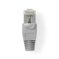 Miniatyrbillede 1 af 5: Nedis RJ45-stik | Han | Solid UTP CAT5 | Lige | Guldplateret | 10 stk. | PVC | Gennemsigtig / Grå | Box