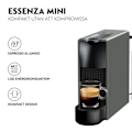 Miniatyrbillede 10 af 10: Krups Kapselmaskin Essenza Mini, 0,6 l. Grey