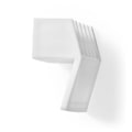 Miniatyrbild 3 av 11: Nedis Kabelhantering | Kabelklämma | Klicka och Go | 2 st. | Antal platser: 5 Skivor | Maximal kabeltjocklek: 7.1 mm | Polypropylene | Vit