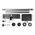 Miniatyrbillede 10 af 11: Nedis Fuld Motion TV Stand | 37 - 70 " | Maksimal vægt: 30 kg | Vipbar | Kan drejes | Justerbare forudfastsatte højder | Aluminium / Stål | Sort / Søl