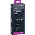 Miniatyrbillede 3 af 8: ClickTronic 3,5 mm AUX till RCA-adapterkabel, stereo Premiumkabel | 1x 3,5 mm jackkontakt  2x cinchkontakt | 7,5 m | OFC innerledare