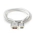 Pikkukuva 3 / 8: Nedis HDMI™ -kaapeli | HDMI™ liitin | DVI-D 24+1-Pin Uros | 2560x1600 | Kullattu | 2.00 m | Suora | Punottu | Hopea | Laatikko kannella ja ikkunalla