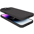 Pikkukuva 6 / 7: Celly Cromo Soft rubber case iPhone 15 Pro Max Svart Svart