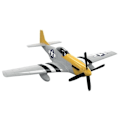 Miniatyrbild 1 av 4: Airfix Quick Build P-51D Mustang