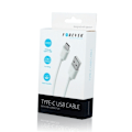 Pikkukuva 3 / 3: Forever USB-kabel, typ-C, vit