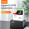 Miniatyrbillede 5 af 7: External HDD dock, USB-B, 3,5" or 2,5", USB 3.1 Gen1, 5 Gbps, black