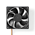 Miniatyrbillede 2 af 8: Nedis DC-ventilator | DC | Ventilatorstørrelse: 92 mm | 3-Pin | 26.7 dBA | Sort