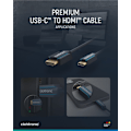 Pikkukuva 6 / 8: ClickTronic USB-C™ - HDMI™ -sovitinkaapeli Premium-kaapeli | U
