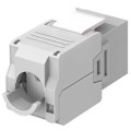 Miniatyrbild 4 av 5: Goobay Keystone-modul RJ45 CAT 6A, UTP 16,5 mm bred, krokodiltyp, klämlist för verktygslös IDC-montering