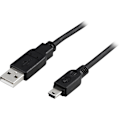 Pikkukuva 2 / 3: DELTACO USB 2.0 kaapeli, A-tyyppi uros - Mini B-tyyppi uros,0,5, musta