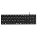Miniatyrbillede 1 af 8: Rapoo Keyboard NK8020 USB-kablet Sort
