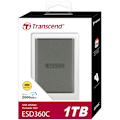 Miniatyrbillede 7 af 7: Transcend Portabel SSD ESD360C USB-C 1TB 20Gbps (R2000/W2000 Mb/s)