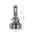 Miniatyrbild 1 av 2: LED-konvertering G9 9006 30W 6000LM