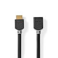 Pikkukuva 1 / 5: Nedis High Speed ​​HDMI ™ Kaapeli Ethernet | HDMI™ liitin | HDMI™ Ulostulo | 8K@60Hz | eARC | 48 Gbps | 1.00 m | Pyöreä | PVC | Antrasiitti | Laatikko