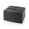 Miniatyrbillede 7 af 11: Nedis Harddisk Dockingstation | USB 3.2 Gen1 | USB Type-A | 2 Diske | 2.5 / 3.5 " | USB 3.2 Gen1 | Docking | Desktop