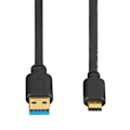 Pikkukuva 4 / 6: HAMA USB 3.1 -kaapeli USB-C uros - USB-A 1,8 m kullattu TL