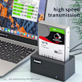 Miniatyrbillede 7 af 7: External HDD dock, USB-B, 3,5" or 2,5", USB 3.1 Gen1, 5 Gbps, black