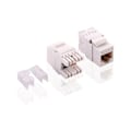 Miniatyrbillede 6 af 6: Goobay 19 tommer (48,3 cm) Keystone patch-panel (1 HE) inkl. 24x CAT 6 moduler (UTP)