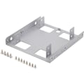 Miniatyrbillede 1 af 4: DELTACO monteringsramme for at kunne montere 2x2,5" harddiske i en 3,5