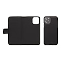 Miniatyrbild 7 av 8: DELTACO wallet case 2-in-1, iPhone 12 Pro Max, magnetic back cover Svart