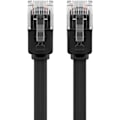 Miniatyrbillede 6 af 8: Goobay CAT 6 flad netværkskabel, U/UTP, sort kobberleder (CU), 0.5 m