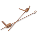 Miniatyrbillede 3 af 3: Morberg Orrefors Hunting, 2-pack Grillspett