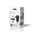 Miniatyrbild 5 av 7: Nedis Universal nätadapter | 27 W | 3 - 12 V DC | 1.80 m | 2.25 A A | 6 plug(s) | Svart