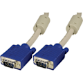Miniatyrbillede 2 af 3: DELTACO Monitorkabel RGB HD15 han-han 15m, uden pin 9