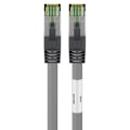 Pikkukuva 1 / 8: Goobay CAT 8.1 Patchkabel, S/FTP (PiMF), grå 99,9 % syrefri kopparledare (OFC), AWG 24, halogenfri kabelhölje (LSZH)