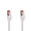 Miniatyrbillede 1 af 4: Nedis Kat 6 kabel | RJ45 Han | RJ45 Han | S/FTP | 7.50 m | Runde | LSZH | Hvid | Label