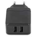 Miniatyrbillede 3 af 5: Maxlife USB-snabbladdare, MXTC-02, 2xUSB, fast charge, svart (2,4 A)